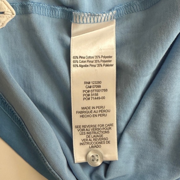 Travis Mathew’s Pima Cotton Golf Polo | Carolina Blue | Men’s Size XL - Picture 7 of 7